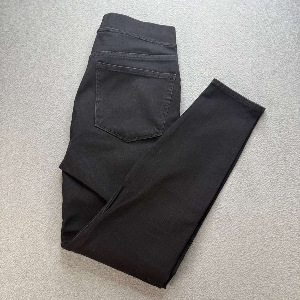 J.Crew Denim Pull-On Skinny Jeans Womens 29 Black Cotton Blend Stretch Casual